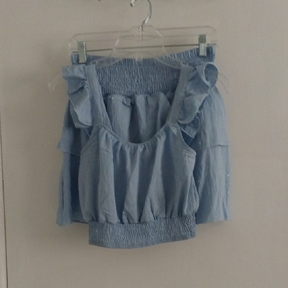 Blue Skorts with Stylish Design